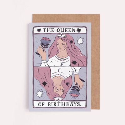 Queen of Birthdays Card | Birthday Card | Female Birthday