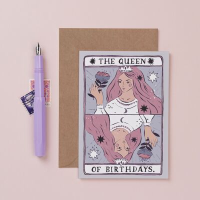 Queen of Birthdays Card | Birthday Card | Female Birthday