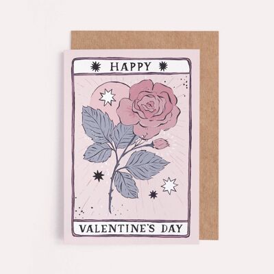 Rose Valentinstag | Valentinstagskarte | Liebeskarte