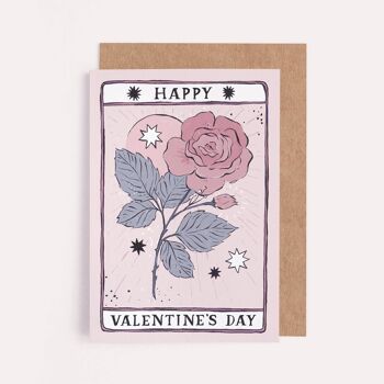 Rose Saint Valentin | Carte de Saint Valentin | Carte d'amour 1