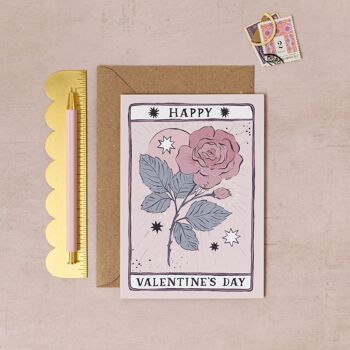 Rose Saint Valentin | Carte de Saint Valentin | Carte d'amour 3