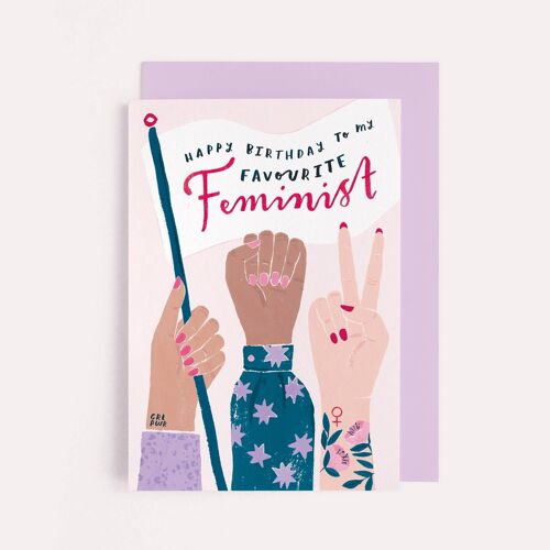 Feminist Birthday Card | Female Birthday Card | Girl Power