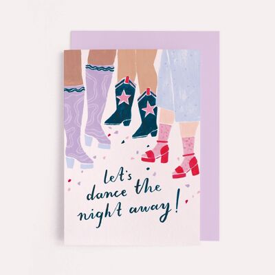 Dancers Birthday Card | Female Birthday Card