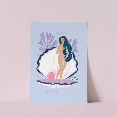 Venus Art Print | Feminist Wall Art | Nude Artwork A4