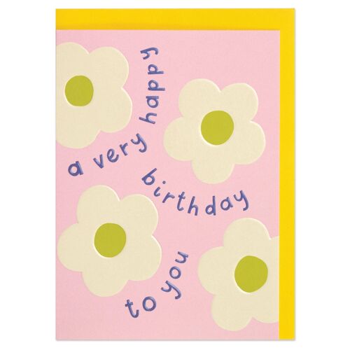 A very happy Birthday to you' card , GDV06