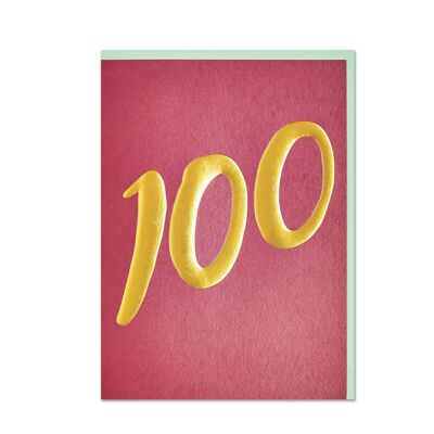 Tarjeta de cumpleaños de 100 años, WHM69