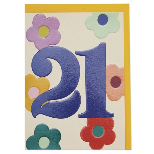 Age 21 Birthday Card , GDV50