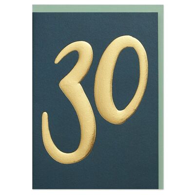 Tarjeta de cumpleaños de 30 años, WHM50