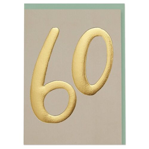 Age 60 Birthday Card , WHM53