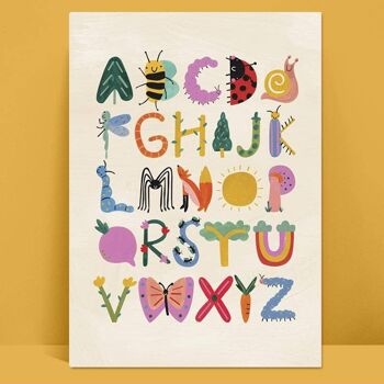 Alphabet imprimé pour enfants, PRT32-1 1