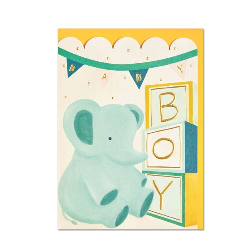 Baby Boy' card , GOM21