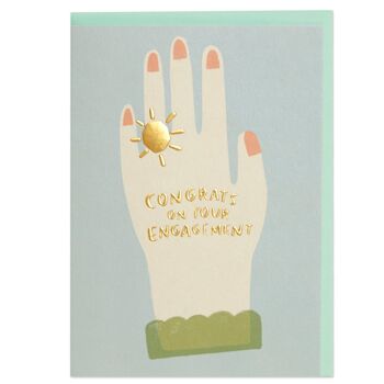 Félicitations pour votre carte de fiançailles, WHM13