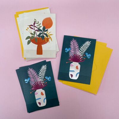 Set di carte per composizioni floreali, PCK06