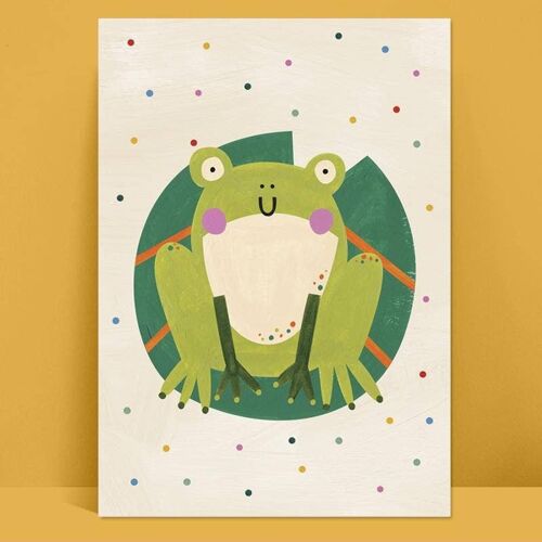 Frog children's print , PRT27-2