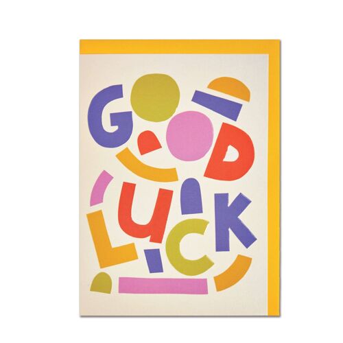 Good luck' card , SAY16