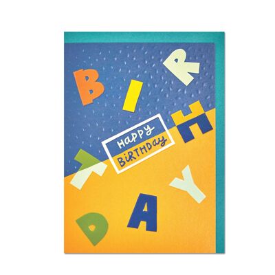 Happy Birthday' card , MID01