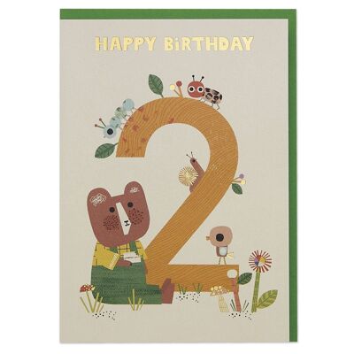 Carte "Joyeux anniversaire", FAN02