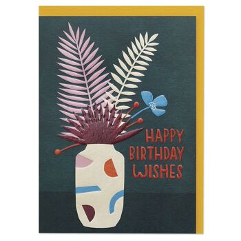 Carte de voeux Joyeux Anniversaire , REF01 1