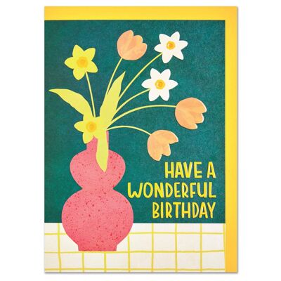Have a wonderful Birthday' card , REF33