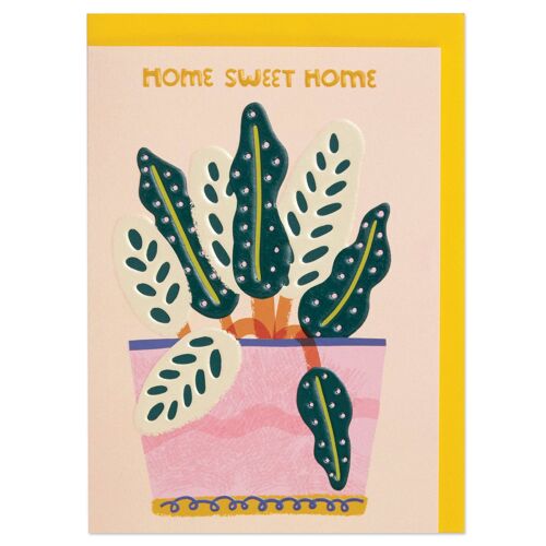 Home sweet home' card , GDV10