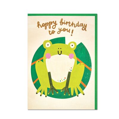 Hoppy Birthday to you' card , GRT03