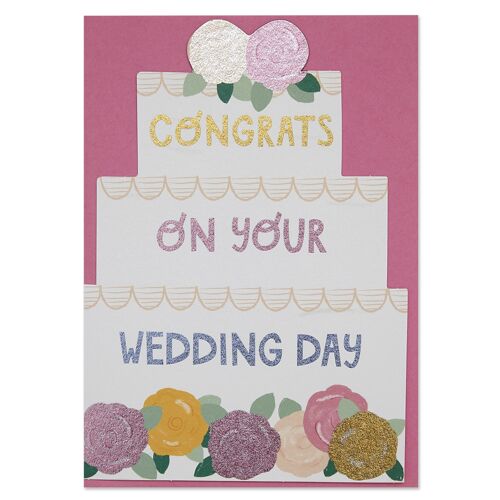 'Congrats on your Wedding Day' card , POP22