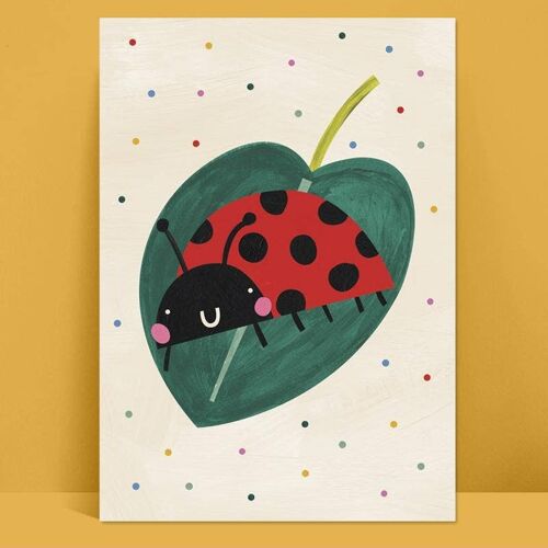Ladybird children's  print , PRT25-2