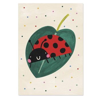 Impression pour enfants coccinelle, PRT25-2 2