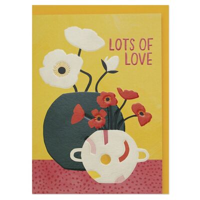 Lots of love' card , REF12