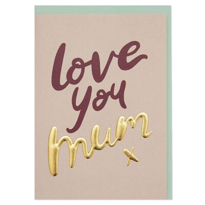 Love You Mum' card , WHM33