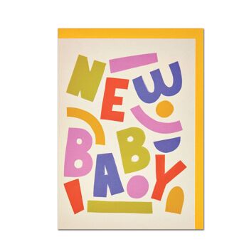 Carte du nouveau bébé, SAY13 1