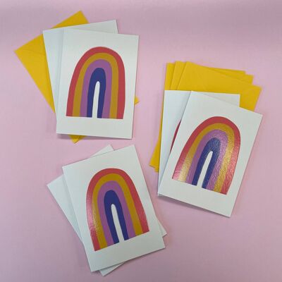 Rainbow blank card set , PCK08
