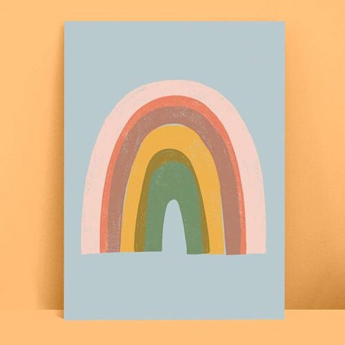 Rainbow children's print , PRT9A-1