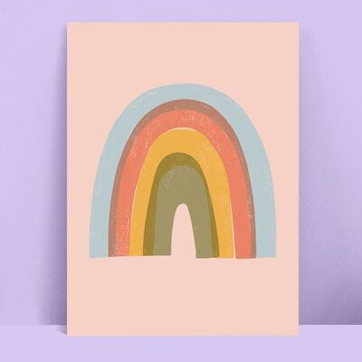 Rainbow children's print , PRT9B-1