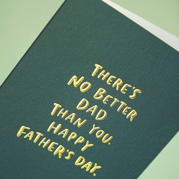Il n'y a pas de meilleur papa que toi. Carte "Joyeuse fête des pères", WHM40 2