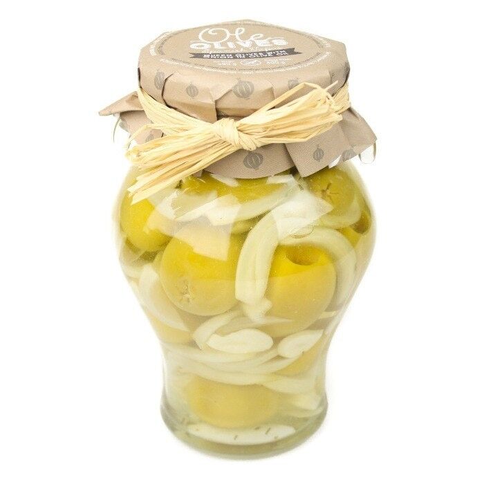 Oliven Gordal avec oignon à l'Huile d'Olive, Amphore 6x580cc