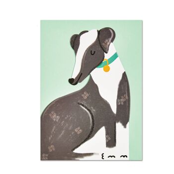 Carte chien Whippet, PAW26 1