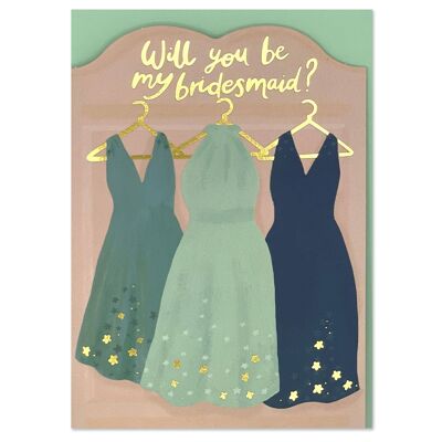 Will you be my bridesmaid?' card , GOM15