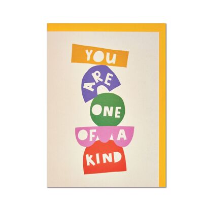 You are one of a kind' card , SAY17