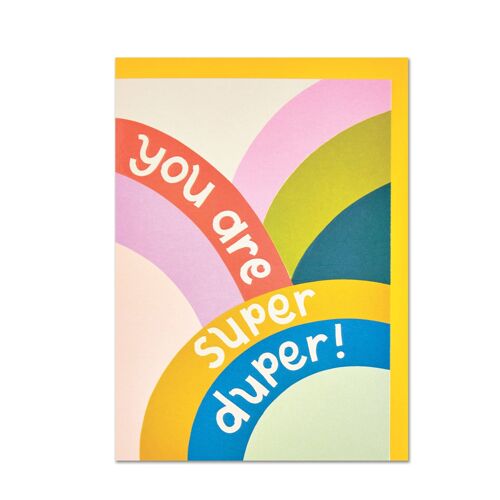 You are super duper' card , GDV87