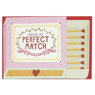 You're my Perfect Match' card , POP07