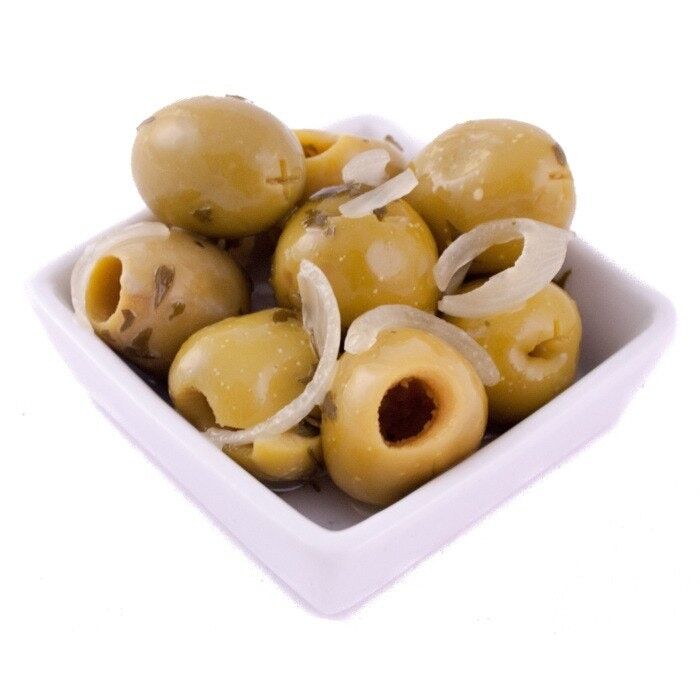 Grüne Oliven Gordal farcies à l'oignon 3x2,3kg