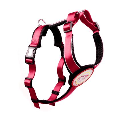 Harness - Patch&Style - Berry Black - M - Dogs over 18kg/50cm