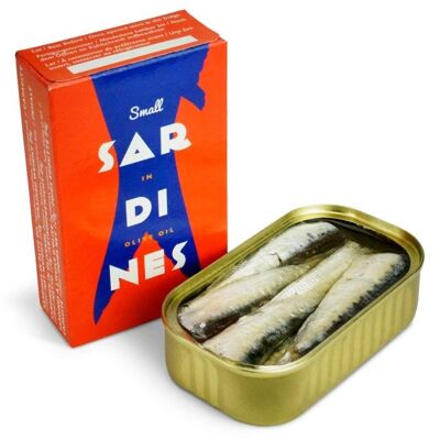 Petites sardine à l'huile d'olive 10/12 pezzi 25x125ml