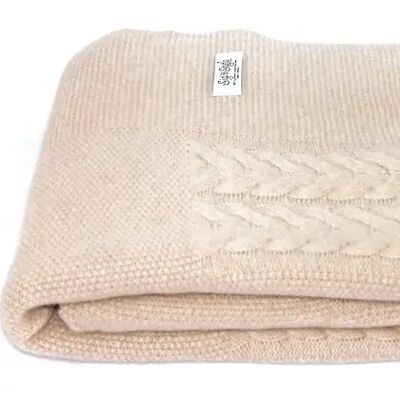 The Wish Throw - Pure Cashmere Buttercream