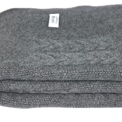 The Wish Throw - Pure Cashmere Slate