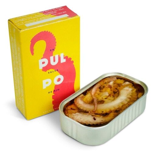 Poulpe à l'ail 25x120ml