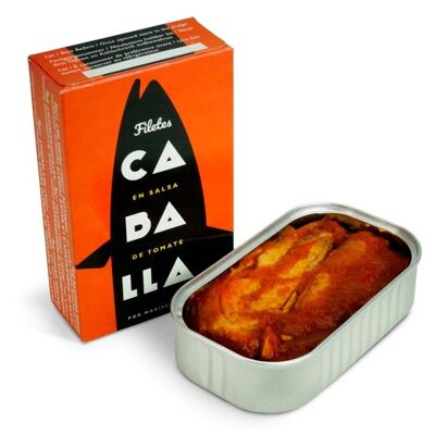 Filetti Maquereaux con salsa di pomodoro 4/6 pezzi RR125 25x125ml.