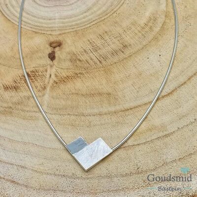 SCRATCHED collier schuin ijsmat/poli