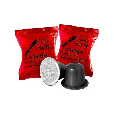 100 Kaffeekapseln kompatibel mit Nespresso * Atena - Starker Geschmack